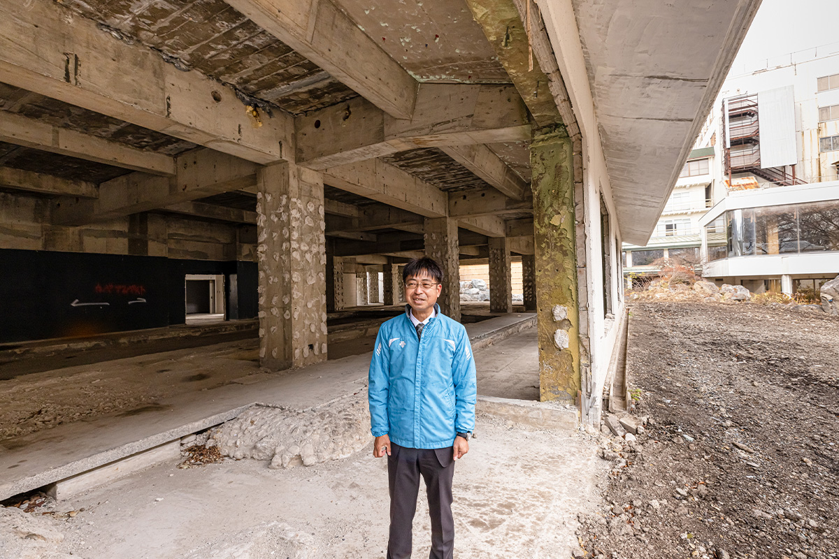 「学生さんから、跡地でキャンプしたいと聞いて驚きました。官民学金連帯によって、新しくユニークなアイデアに触れられたことは、大きな助けとなりました」(石坂さん)